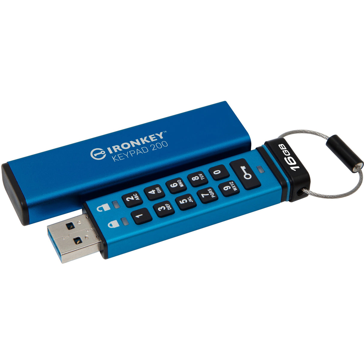 Kingston Keypad 200 16GB USB 3.2 (Gen 1) Type A Flash Drive — IKKP200/16GB
