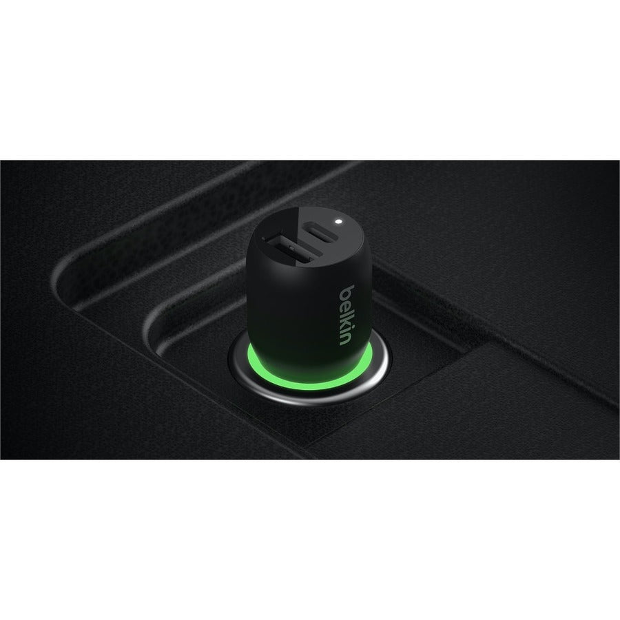 Belkin BOOST&uarr;CHARGE Auto Adapter — CCB004bt1MBK-B6