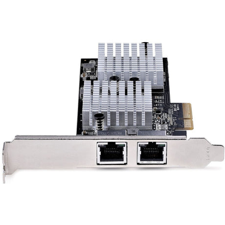 StarTech.com 2-Port 10Gbps PCIe Network Adapter Card, Network Card for PC/Server, PCIe Ethernet Card w/Jumbo Frame, NIC/LAN Interface Card — ST10GSPEXNDP2