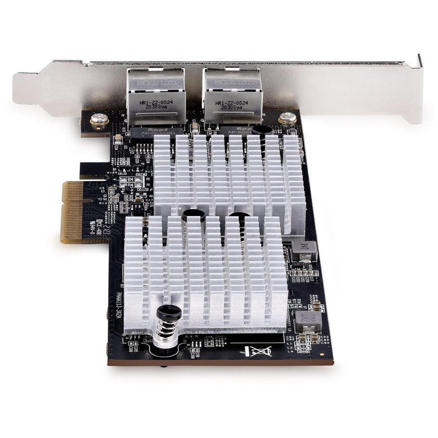 StarTech.com 2-Port 10Gbps PCIe Network Adapter Card, Network Card for PC/Server, PCIe Ethernet Card w/Jumbo Frame, NIC/LAN Interface Card — ST10GSPEXNDP2