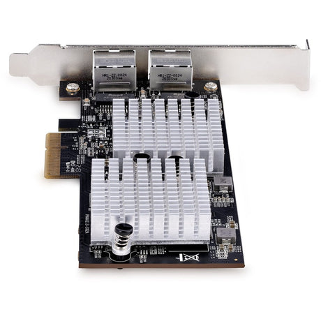 StarTech.com 2-Port 10Gbps PCIe Network Adapter Card, Network Card for PC/Server, PCIe Ethernet Card w/Jumbo Frame, NIC/LAN Interface Card — ST10GSPEXNDP2