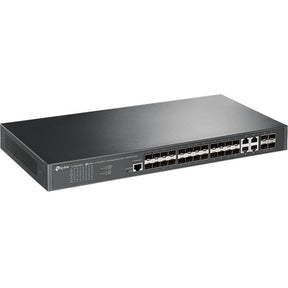 TP-Link TL-SG3428XF - JetStream&trade; 24-Port SFP L2+ Managed Switch with 4 10GE SFP+ Slots — SG3428XF