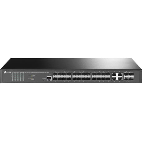 TP-Link TL-SG3428XF - JetStream&trade; 24-Port SFP L2+ Managed Switch with 4 10GE SFP+ Slots — SG3428XF