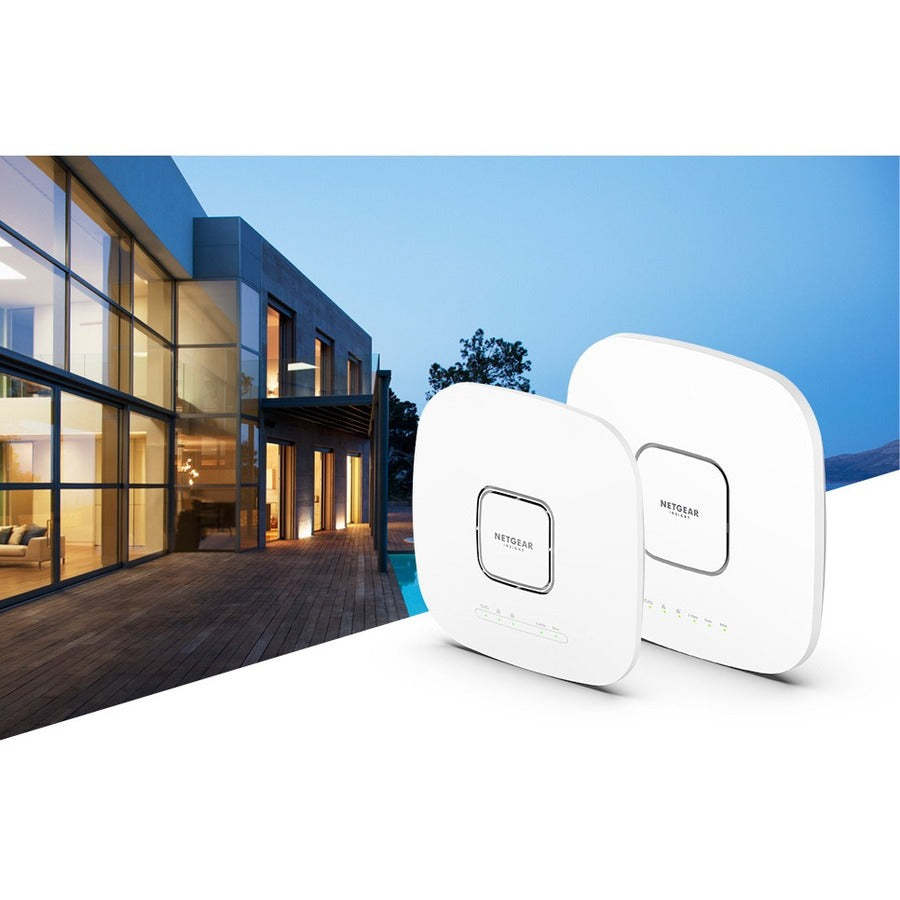 Netgear WAX618 Dual Band IEEE 802.11 a/b/g/n/ac/ax/i 3 Gbit/s Wireless Access Point - Indoor — WAX618-111NAS