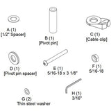 Chief Kontour KRA241S Mounting Arm - Silver — KRA241S