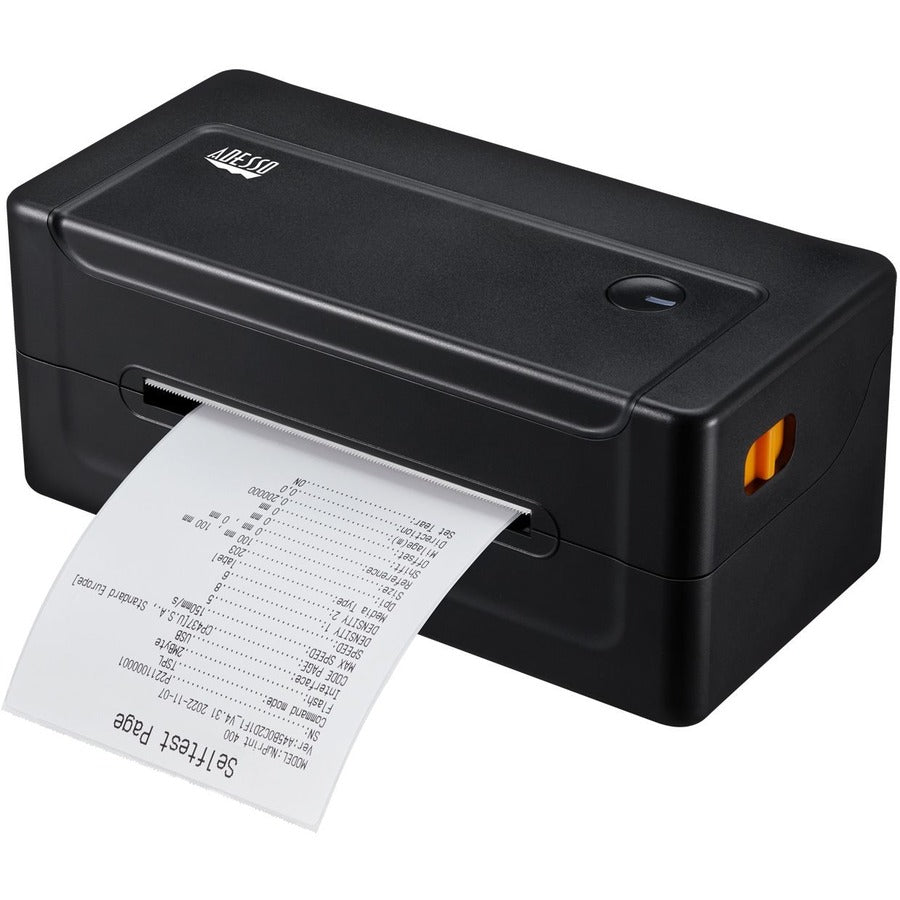 Adesso NuPrint NuPrint 400 Pharmacy, Delivery, Restaurant, Parking Ticket, Transportation & Logistic, Retail Direct Thermal Printer - Monochrome - Receipt Print - USB - Serial - Black — NuPrint 400