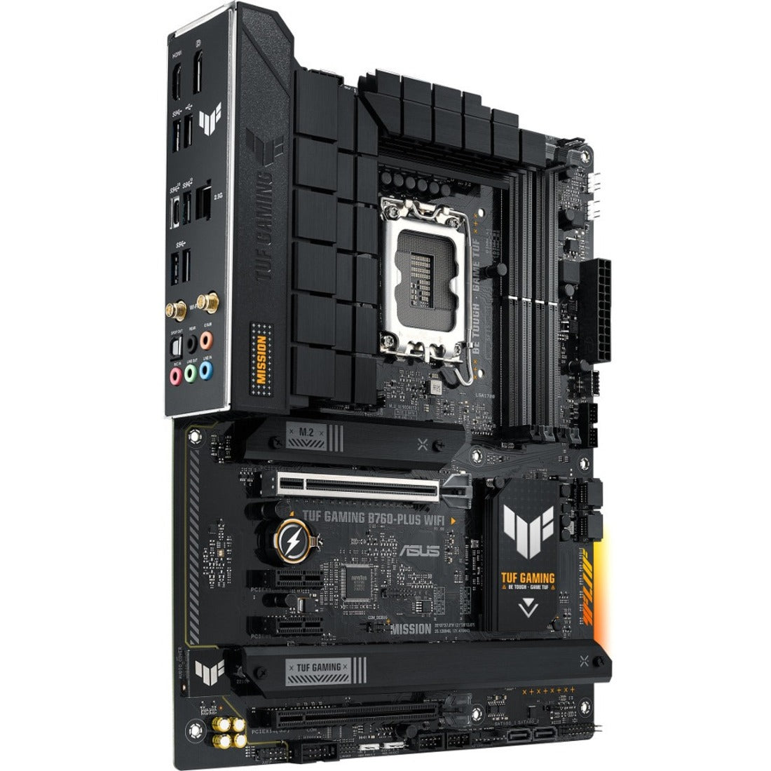 TUF GAMING B760-PLUS WIFI Gaming Desktop Motherboard - Intel B760 Chipset - Socket LGA-1700 - ATX — TUFGAMINGB760-PLUSWIFI