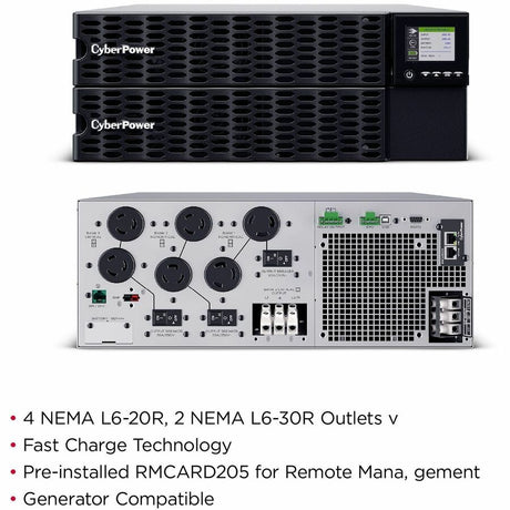 CyberPower Smart App Online 10000VA Rack/Tower UPS — OL10KRTHD