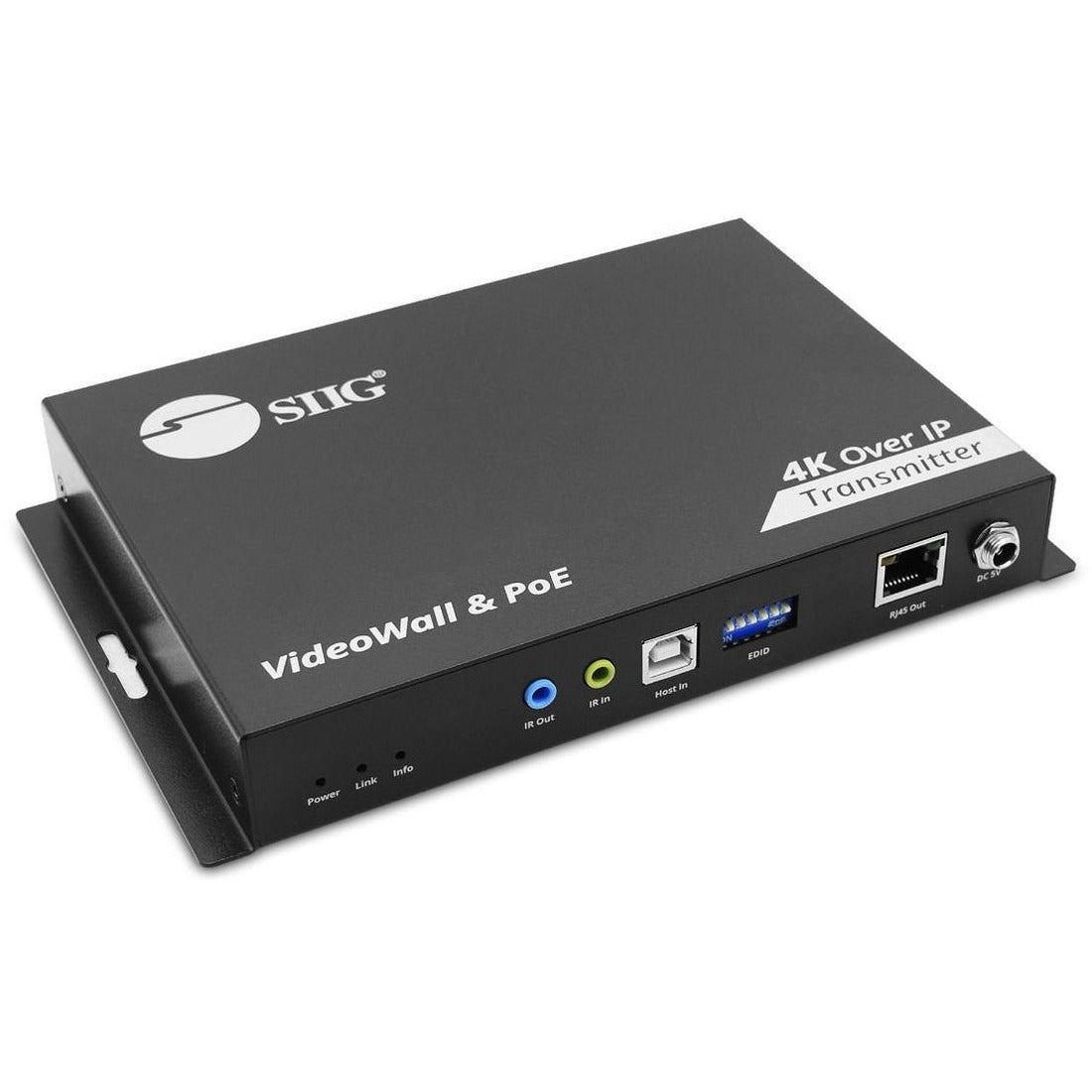 SIIG 4K 60Hz 18Gbps HDMI over IP Matrix - Encoder (TX) 394ft TAA Compliant — CE-H27F11-S1