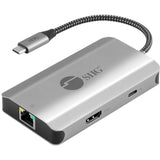 SIIG USB-C to HDMI with LAN Hub & PD 100W Adapter — JU-H30L11-S1