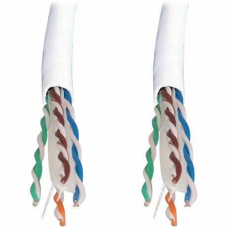 Eaton Tripp Lite Series Cat6a 10G Solid Core UTP Bulk Ethernet Cable, CMR Rated, White, 1000 ft. (305 m) — N223-01K-WH
