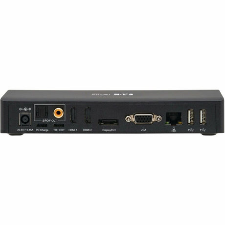 Eaton Tripp Lite Series USB-C Dock, Triple Display - 4K 60 Hz HDMI/DisplayPort, VGA, USB 3.2 Gen 2, USB Hub, Gigabit Ethernet, 100W PD Charging, Antibacterial — U442AB-DOCK9