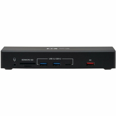 Eaton Tripp Lite Series USB-C Dock, Triple Display - 4K 60 Hz HDMI/DisplayPort, VGA, USB 3.2 Gen 2, USB Hub, Gigabit Ethernet, 100W PD Charging, Antibacterial — U442AB-DOCK9
