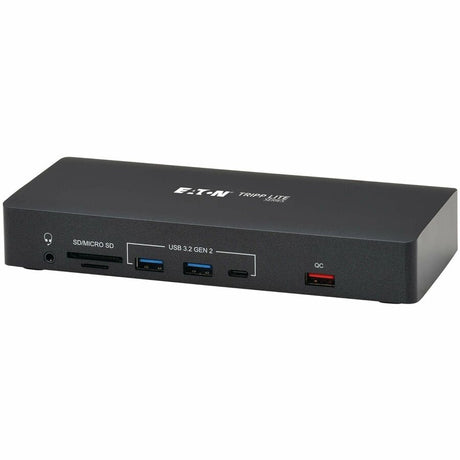 Eaton Tripp Lite Series USB-C Dock, Triple Display - 4K 60 Hz HDMI/DisplayPort, VGA, USB 3.2 Gen 2, USB Hub, Gigabit Ethernet, 100W PD Charging, Antibacterial — U442AB-DOCK9