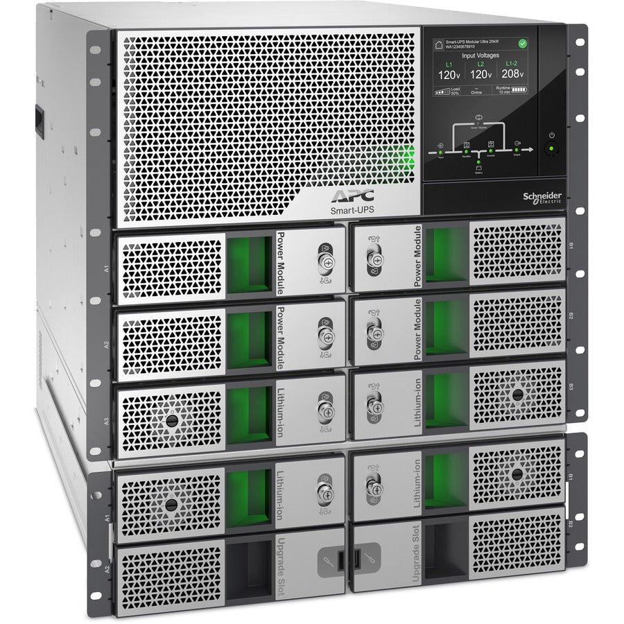 APC by Schneider Electric Smart-UPS Modular Ultra 20kW Scalable to 20kW N+1 Rackmount 208/240V — SRYL20K20RMXLT