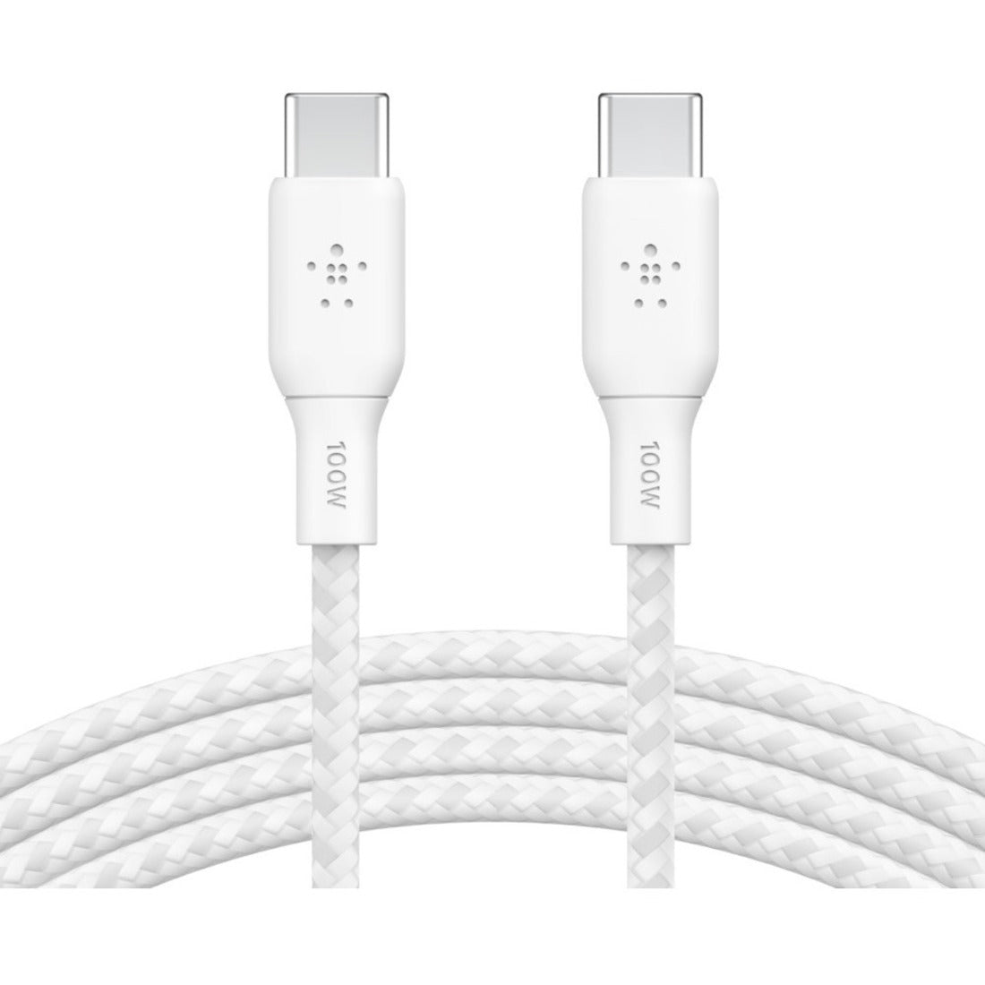 Belkin BoostCharge USB-C to USB-C Cable 100W - (2 meter / 6.6 foot, White) — CAB014bt2MWH