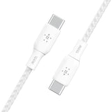 Belkin BoostCharge USB-C to USB-C Cable 100W - (2 meter / 6.6 foot, White) — CAB014bt2MWH