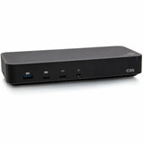 C2G USB C Triple 4K Monitor Docking Station - HDMI, DisplayPort, Ethernet — C2G54538