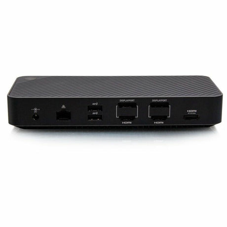 C2G USB C Triple 4K Monitor Docking Station - HDMI, DisplayPort, Ethernet — C2G54538
