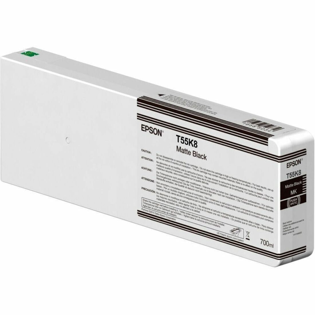 Epson UltraChrome HD Original Inkjet Ink Cartridge - Matte Black - 1 Pack — T55K800