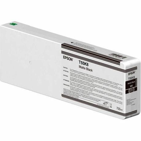 Epson UltraChrome HD Original Inkjet Ink Cartridge - Matte Black - 1 Pack — T55K800