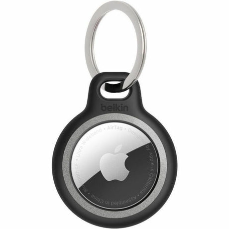 Belkin Reflective Secure Holder with Key Ring for Apple AirTag — MSC003btBK