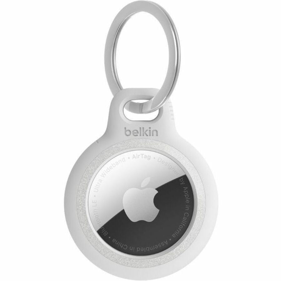 Belkin Reflective Secure Holder with Key Ring for Apple AirTag — MSC003btWH