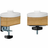SIIG Mounting Arm for Monitor, Flat Panel Display, Curved Screen Display - White - Landscape/Portrait — CE-MT3J11-S2