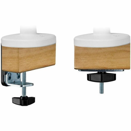 SIIG Mounting Arm for Monitor, Flat Panel Display, Curved Screen Display - White - Landscape/Portrait — CE-MT3J11-S2