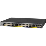 Netgear Gigabit PoE+ Smart Switches with Remote/Cloud Management — GS752TPP-300NAS