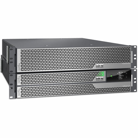 APC Smart-UPS Ultra, 5kVA, Rackmount 4U, 208V, 12x 5-20R+2x L6-20R+1x L6-30R NEMA, Network Card+SmartSlot, W/ rail kit, W/ transformer 208V to 120V — SRTL5KRM2UT-5KRMTF