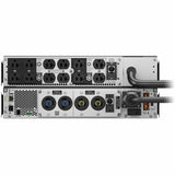 APC Smart-UPS Ultra, 5kVA, Rackmount 4U, 208V, 12x 5-20R+2x L6-20R+1x L6-30R NEMA, Network Card+SmartSlot, W/ rail kit, W/ transformer 208V to 120V — SRTL5KRM2UT-5KRMTF