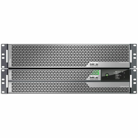 APC Smart-UPS Ultra, 5kVA, Rackmount 4U, 208V, 12x 5-20R+2x L6-20R+1x L6-30R NEMA, Network Card+SmartSlot, W/ rail kit, W/ transformer 208V to 120V — SRTL5KRM2UT-5KRMTF