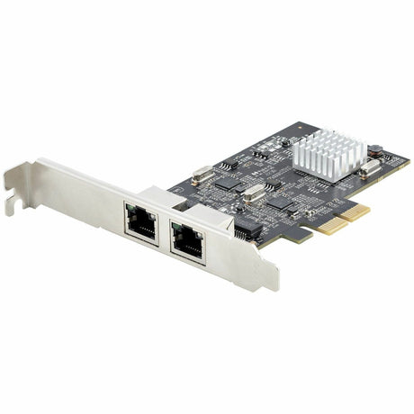 StarTech.com 2-Port 2.5G NBASE-T PCIe Network Card, Computer Network Card Interface, Intel® I225-V, Dual-Port Ethernet, Multi-Gigabit NIC — PR22GI-NETWORK-CARD