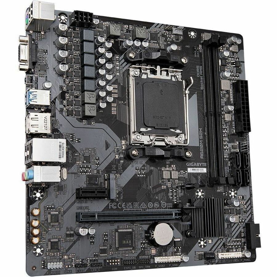 Gigabyte Ultra Durable A620M S2H Desktop Motherboard - AMD A620 Chipset - Socket AM5 - Micro ATX — A620M-S2H