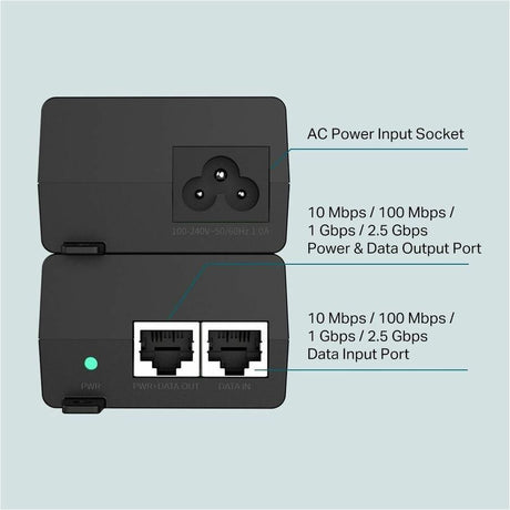 TP-Link TL-POE260S - 2.5G PoE+ Injector Adapter — POE260S