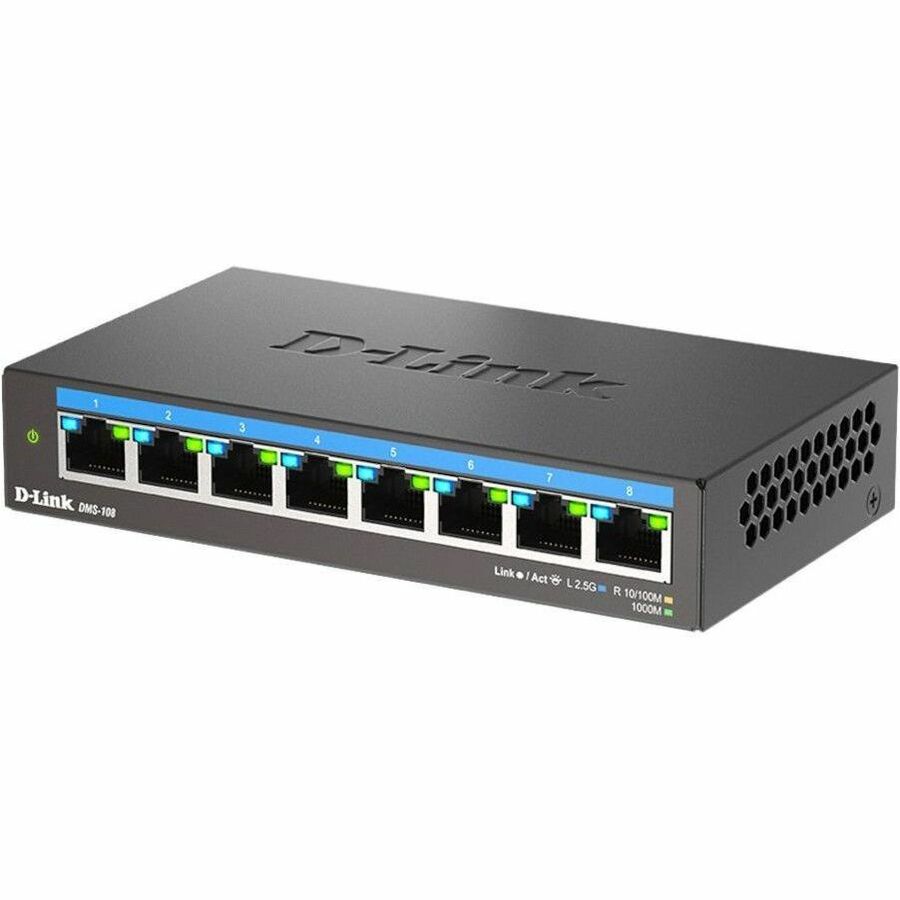 D-Link 8-Port Multi-Gigabit Unmanaged Switch — DMS-108