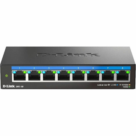 D-Link 8-Port Multi-Gigabit Unmanaged Switch — DMS-108