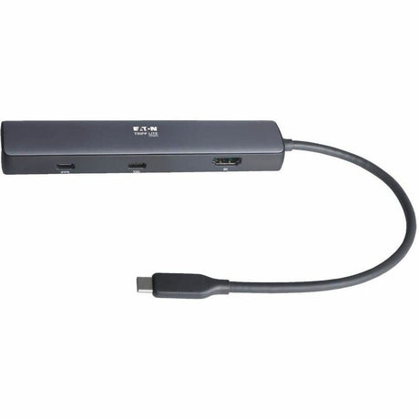 Eaton Tripp Lite Series USB-C Mini Dock and Multiport Adapter - 8K or 4K/144 Hz HDMI, USB 3.x Gen 2 (10Gbps) Hub Ports, Gigabit Ethernet, 100W PD Charging, HDR, HDCP 2.3 — U442-DOCK40-6