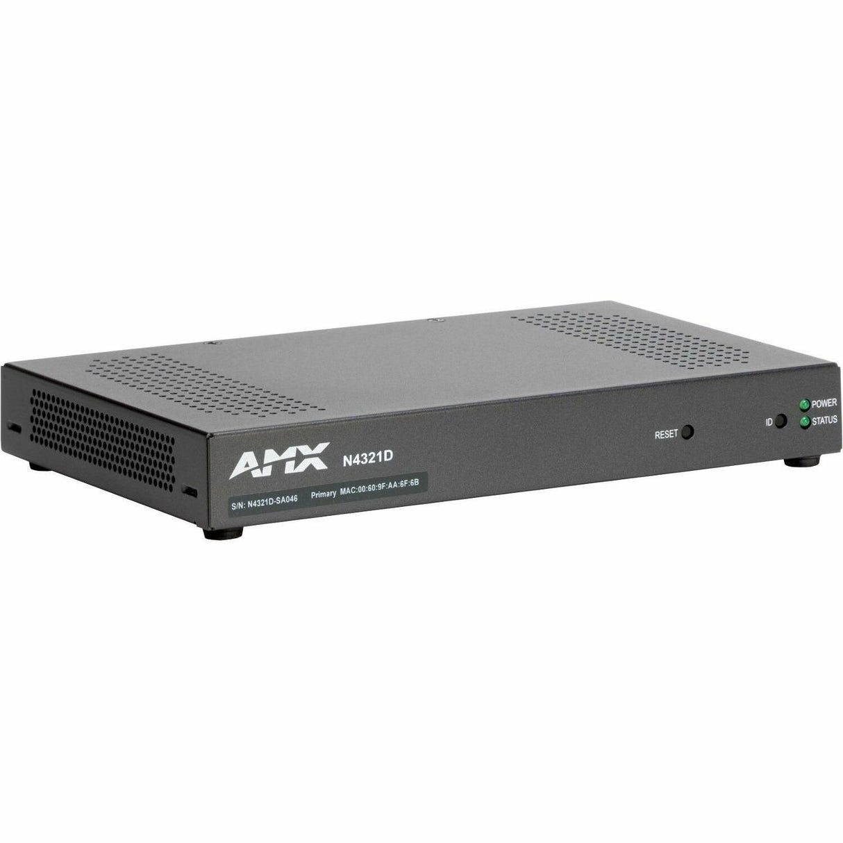 AMX NMX-ATC-N4321D Audio-over-IP Transceiver with Dante and AES67 — AMX-N43T001