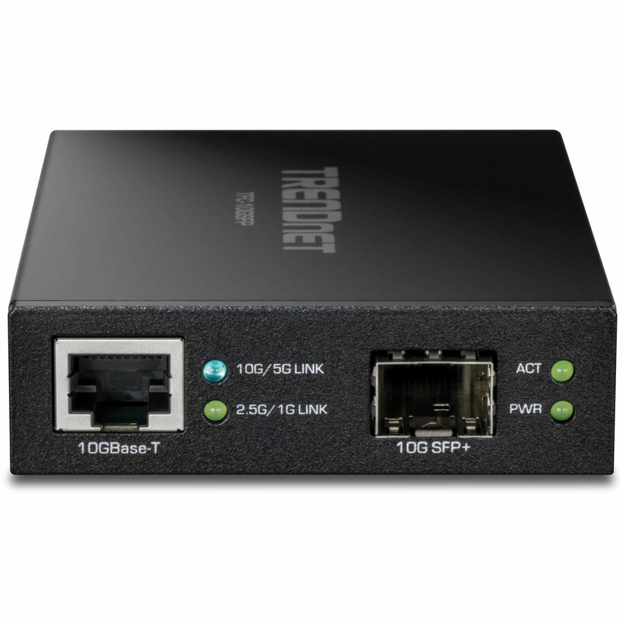 TRENDnet 10GBase-T to SFP+ Fiber Media Converter — TFC-10GSFP