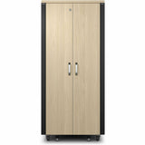 APC by Schneider Electric NetShelter Soundproof, 32U, Server Rack Enclosure, 120V, Maple — AR4032A