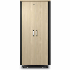 APC by Schneider Electric NetShelter Soundproof, 32U, Server Rack Enclosure, 120V, Maple — AR4032A