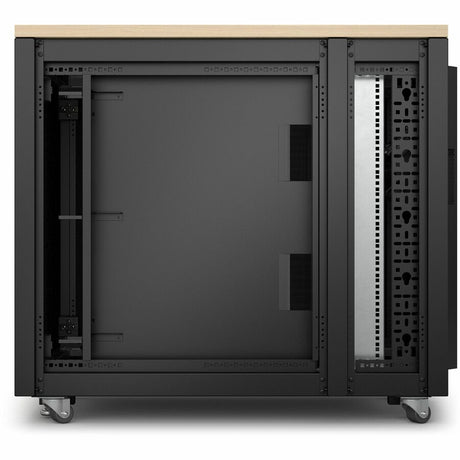 APC by Schneider Electric NetShelter Soundproof, 17U, Server Rack Enclosure, 120V, Maple — AR4017A