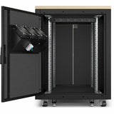 APC by Schneider Electric NetShelter Soundproof, 17U, Server Rack Enclosure, 120V, Maple — AR4017A