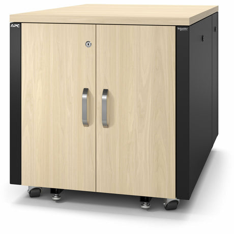 APC by Schneider Electric NetShelter Soundproof, 12U, Server Rack Enclosure, Maple — AR4012A