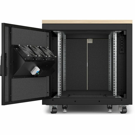 APC by Schneider Electric NetShelter Soundproof, 12U, Server Rack Enclosure, Maple — AR4012A