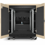 APC by Schneider Electric NetShelter Soundproof, 12U, Server Rack Enclosure, Maple — AR4012A
