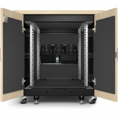 APC by Schneider Electric NetShelter Soundproof, 12U, Server Rack Enclosure, Maple — AR4012A