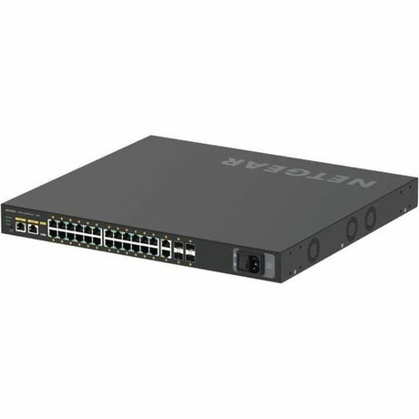 Netgear AV Line M4250-26G4XF-PoE+ 24x1G PoE+ 480W 2x1G and 4xSFP+ Managed Switch — GSM4230PX-TAANAS